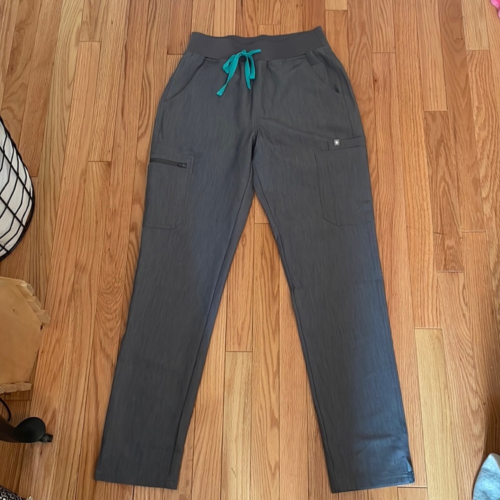 FIGS Yola TALL Grey pant NWT